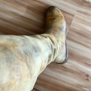 Distressed Tan Boots by Bed Stu size 9.5